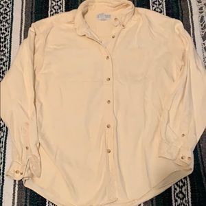 Vintage Lands End button up top Size M